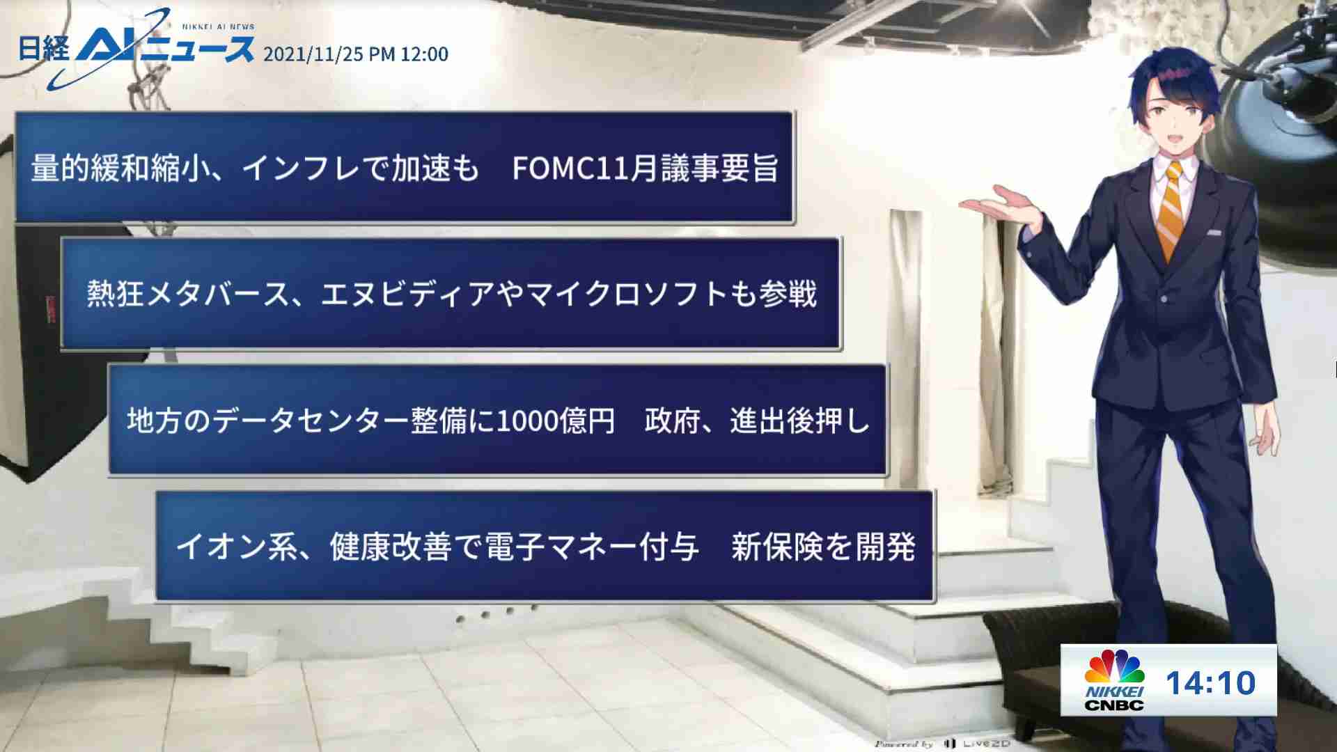 Aiニュース 21 11 25 日経チャンネルマーケッツ