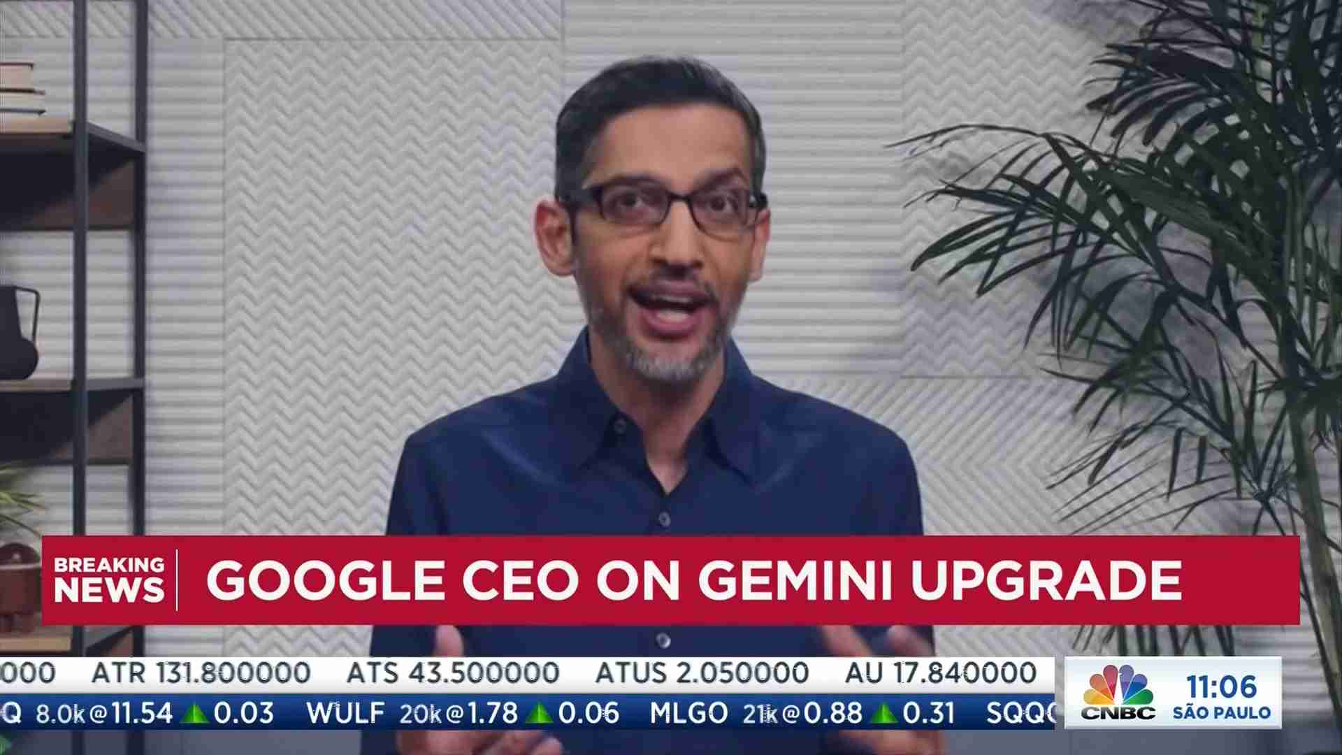 Alphabet CEO Sundar Pichai: Gemini allows us to push the