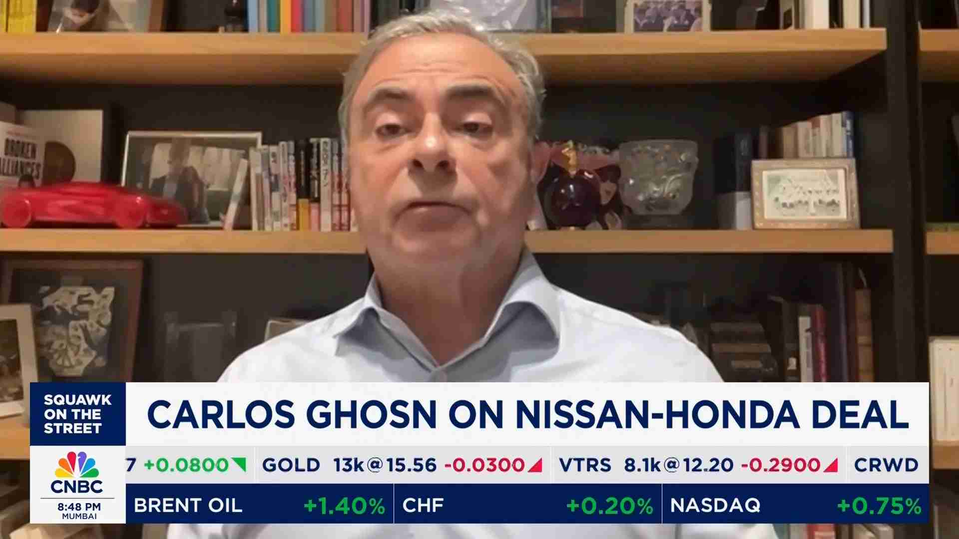 日産元会長のカルロス・ゴーン氏が、経営統合に向け協議を始めた日産と